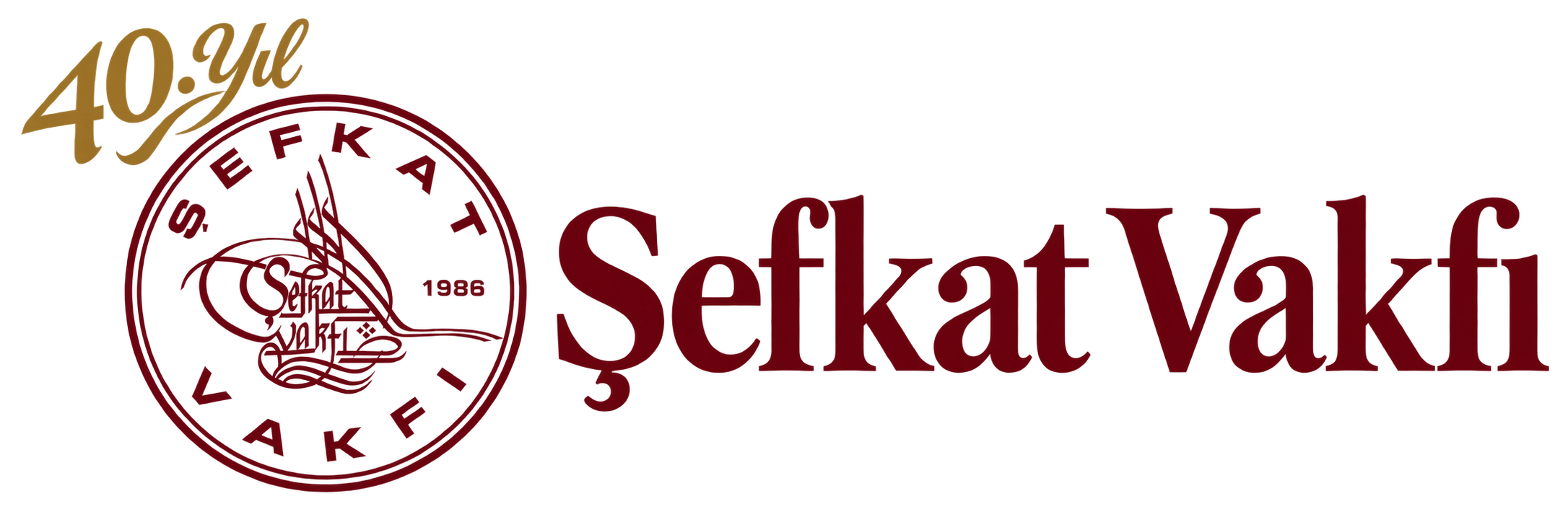 Şefkat Vakfı 40. Yıl logosu